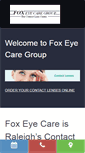Mobile Screenshot of foxeyecareraleigh.com